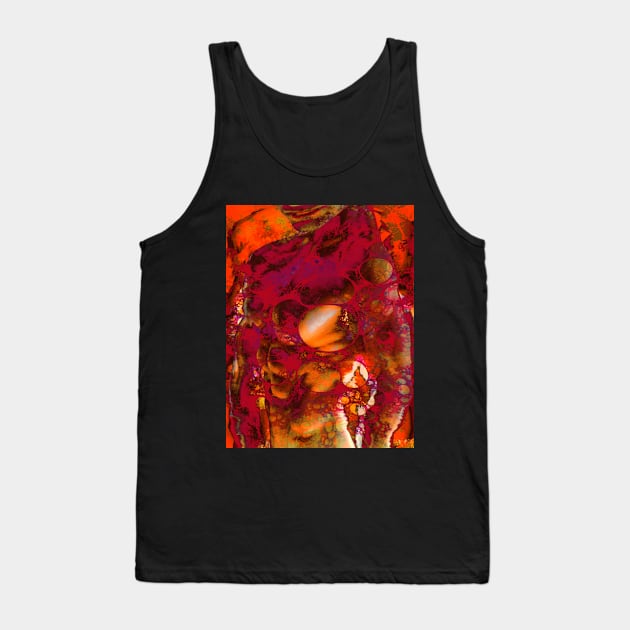 Burning Tank Top by HaufiFicoure